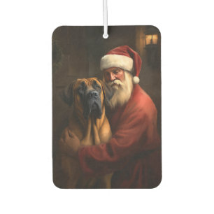 Rhodesian Ridgeback Santa Claus Festive Christmas Air Freshener