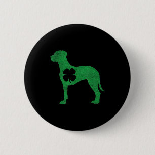 Rhodesian Ridgeback -shamrock St. Patricks Day Sai 2 Inch Round Button