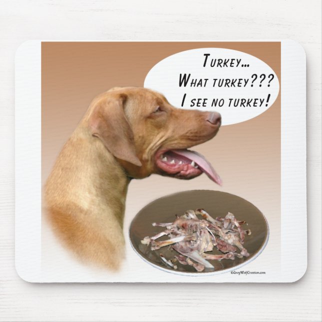 Rhodesian Ridgeback Turkey Mouse Pad (Front)