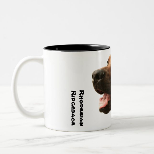 Rhodesian Ridgeback Two-Tone Coffee Mug (Left)