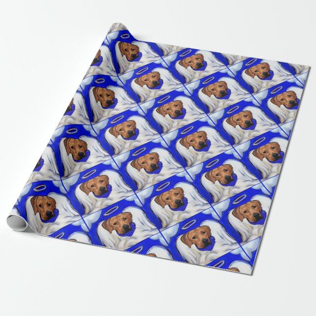 Rhodesian Ridgeback Wrapping Paper (Unrolled)
