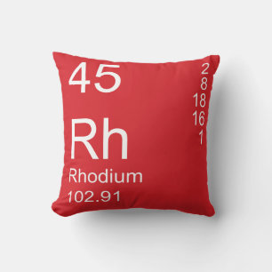Rhodium Throw Pillow