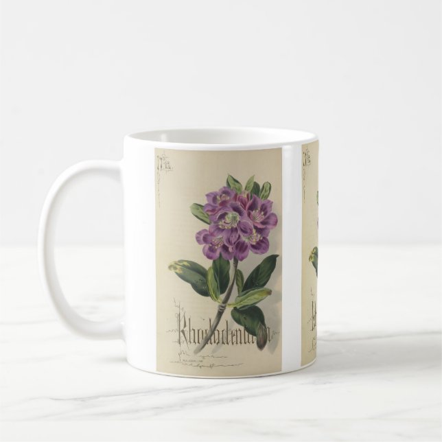 Rhododendon by Paul Jerrard Coffee Mug (Left)