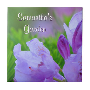 Rhododendron After the Rain Personalized Garden Tile