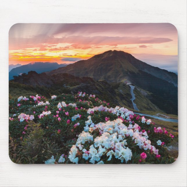 Rhododendron Blooming | Taroko National Park Mouse Pad (Front)