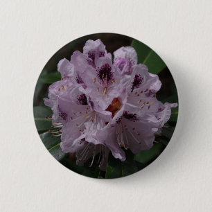 Rhododendron Flower Badge 2 Inch Round Button