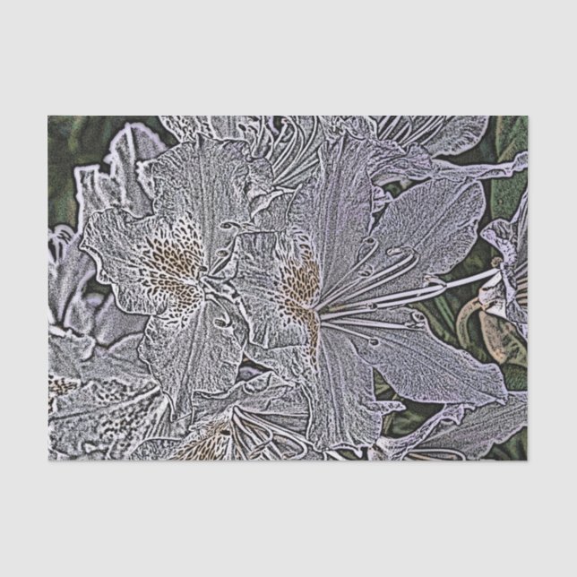RHODODENDRON FLOWERS TISSUE PAPER (Front)