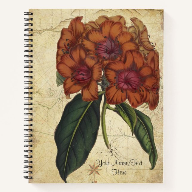 Rhododendron Javanicum Notebook (Front)