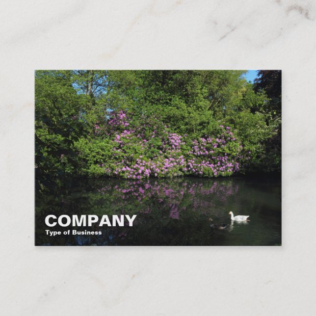 Rhododendrons Business Card (Front)