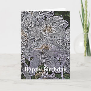 RHODODENDRONS CARD