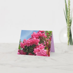 Rhododendrons - Vancouver, BC Note Card