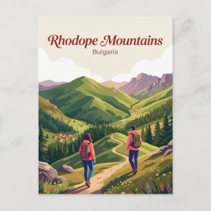 Rhodope Mountains Bulgaria Postcard