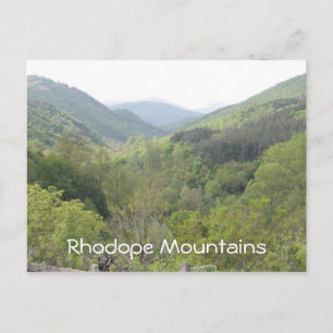 Rhodope Mountains Postcard