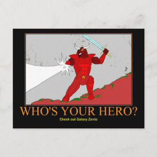 Rhok rouge la carte postale de Minotaur