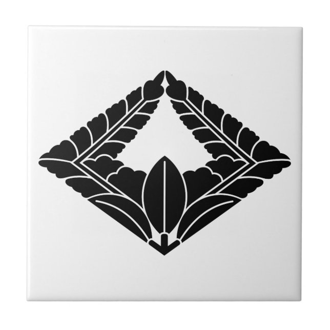 Rhombic climbing wisteria tile (Front)