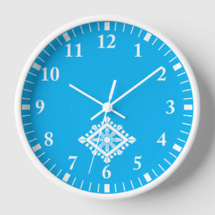 Rhombic dharma chakra clock