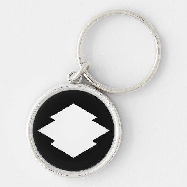 Rhombic pine bark keychain (Front)