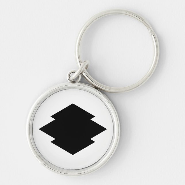 Rhombic pine bark keychain (Front)
