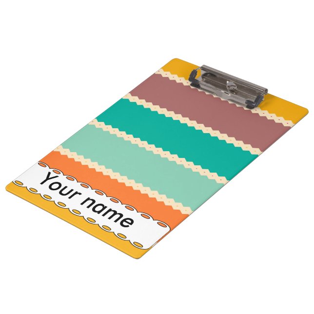 Rhombus rows abstract design clipboard (Angled)