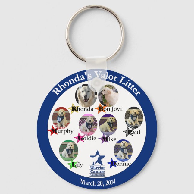 Rhonda's Valour Litter keychain (Front)
