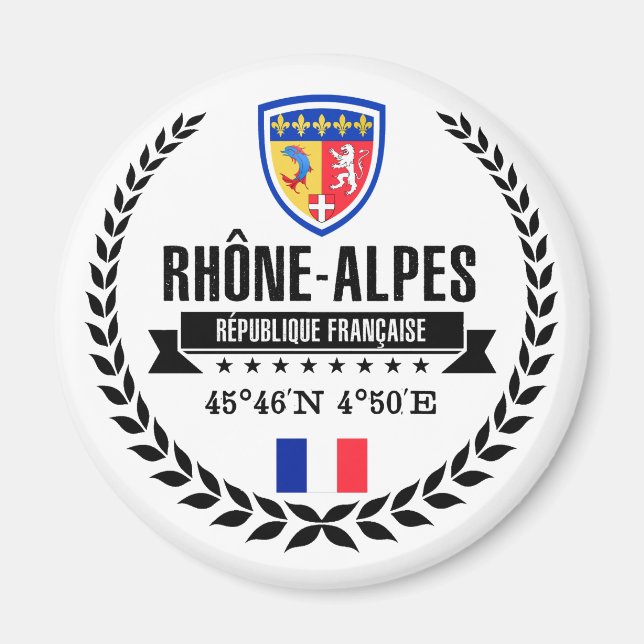 Rhône-Alpes Magnet (Front)