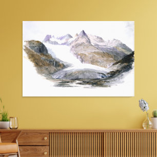  Rhône Glacier  Canvas Print