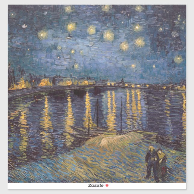 Rhone Riverfront Starry Night River View (Sheet)
