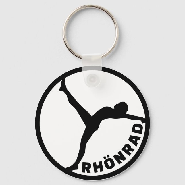 Rhönrad gymwheel keychain (Front)