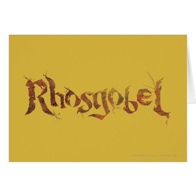 Rhosgobel Name (Front Horizontal)