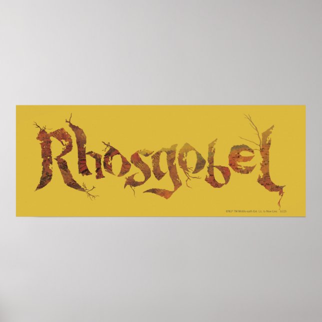 Rhosgobel Name Poster (Front)