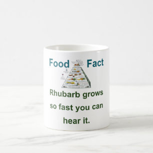 Rhubarb Grows So Fast - Food Fact Coffee Mug