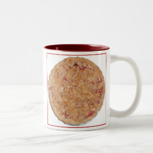 Rhubarb Pie Two-Tone Coffee Mug
