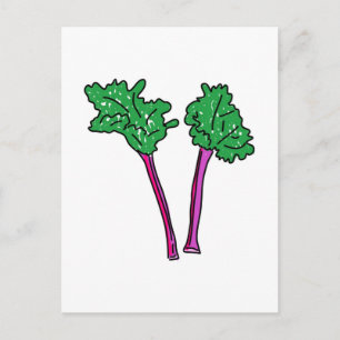 Rhubarb Postcard
