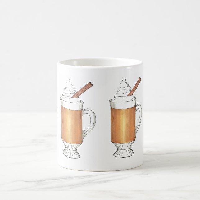 Rhum chaud Noël Vacances Boissons Mug (Centre)