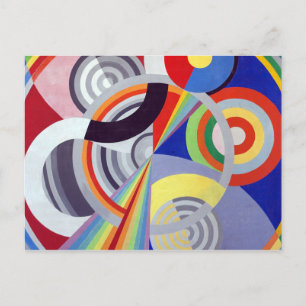 Rhythm 1 by Robert Delaunay Postcard