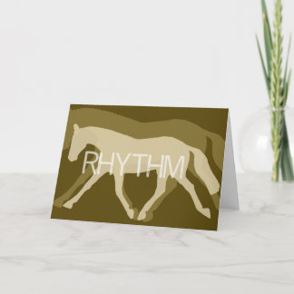 RHYTHM 5x7 GREETING CARD