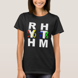 Rhythm and Dance Music Teacher Choir Conductor Cla T-Shirt