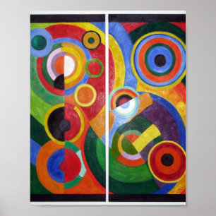 Rhythm by Robert Delaunay Poster