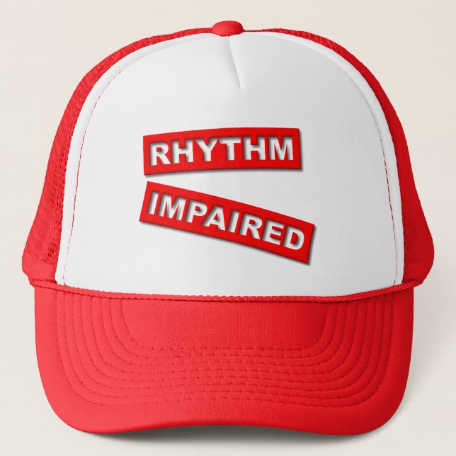 Rhythm Impaired Funny Hat Humour (Front)