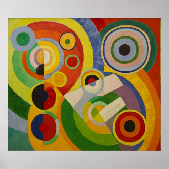 Rhythm Joie de vivre by Robert Delaunay 1930 Poster (Front)