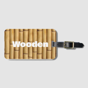 “Rhythm of Bamboo” “Natural Lines” “Bamboo Texture Luggage Tag