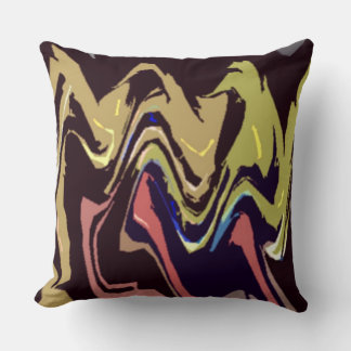 Rhythm of Colours Throw Pillow