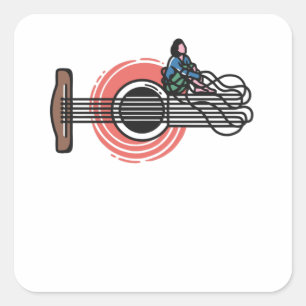 Rhythm of Life Square Sticker