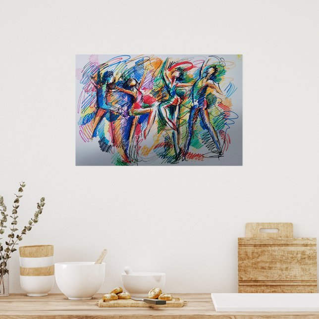 Rhythm of Motion Poster (Kitchen)