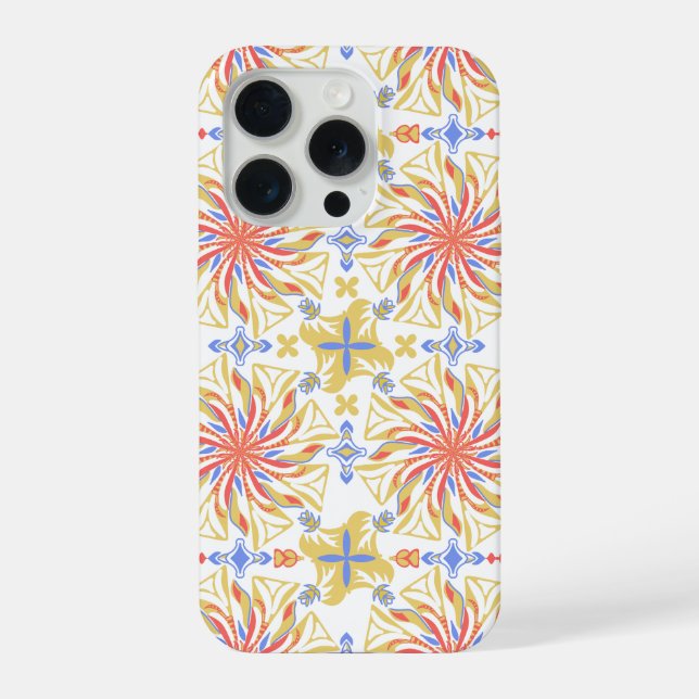 Rhythm of Shapes & Colours iPhone Case (Back)
