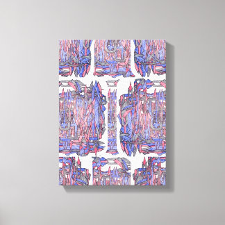 Rhythm of the Deep: Abstract Expression Canvas Print