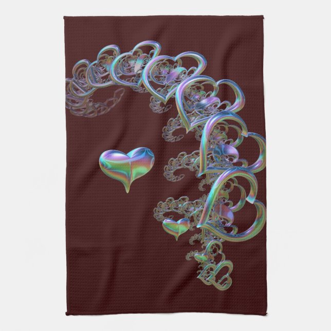 Rhythm of the Heart Kitchen Towel (Vertical)