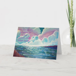 Rhythm of the North Blank Art Greeting Card