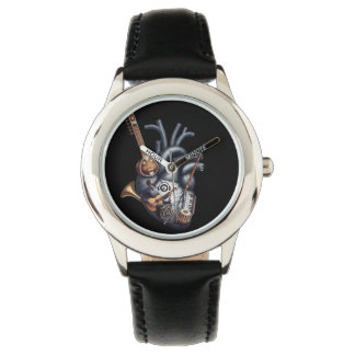 Rhythm of the Soul: Anatomical Heart & Musical Watch