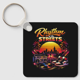 Rhythm of the Streets Keychain